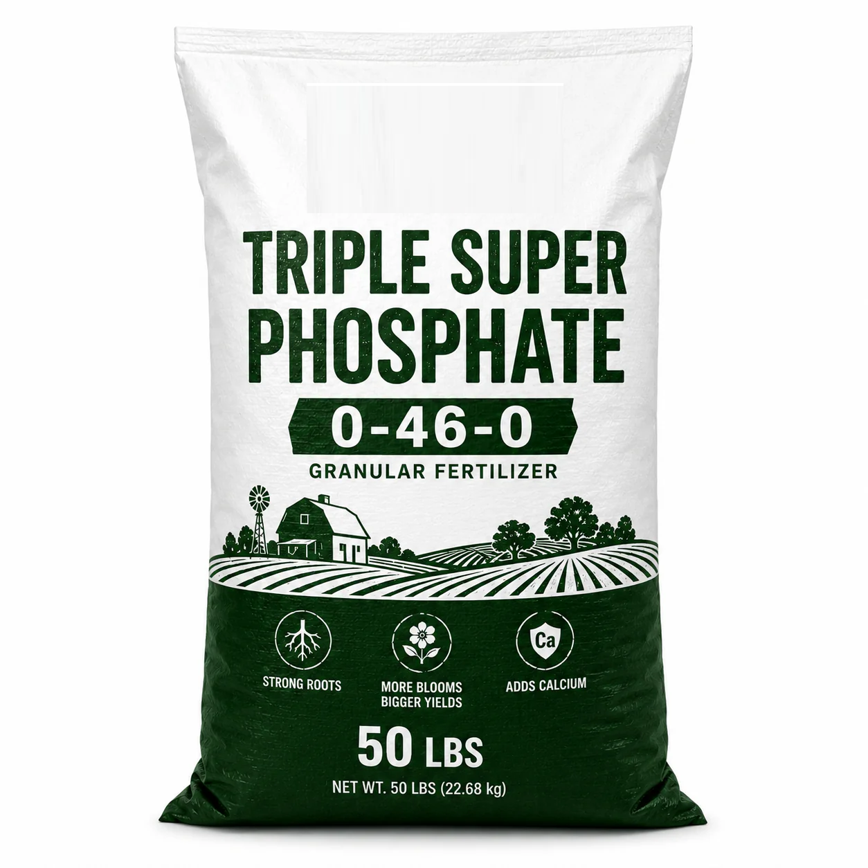 Triple Superphosphate (TSP) 0-46-0 Granular Fertilizer for sale online